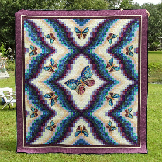 Bargello Butterfly Quilt Blanket TL250505Y