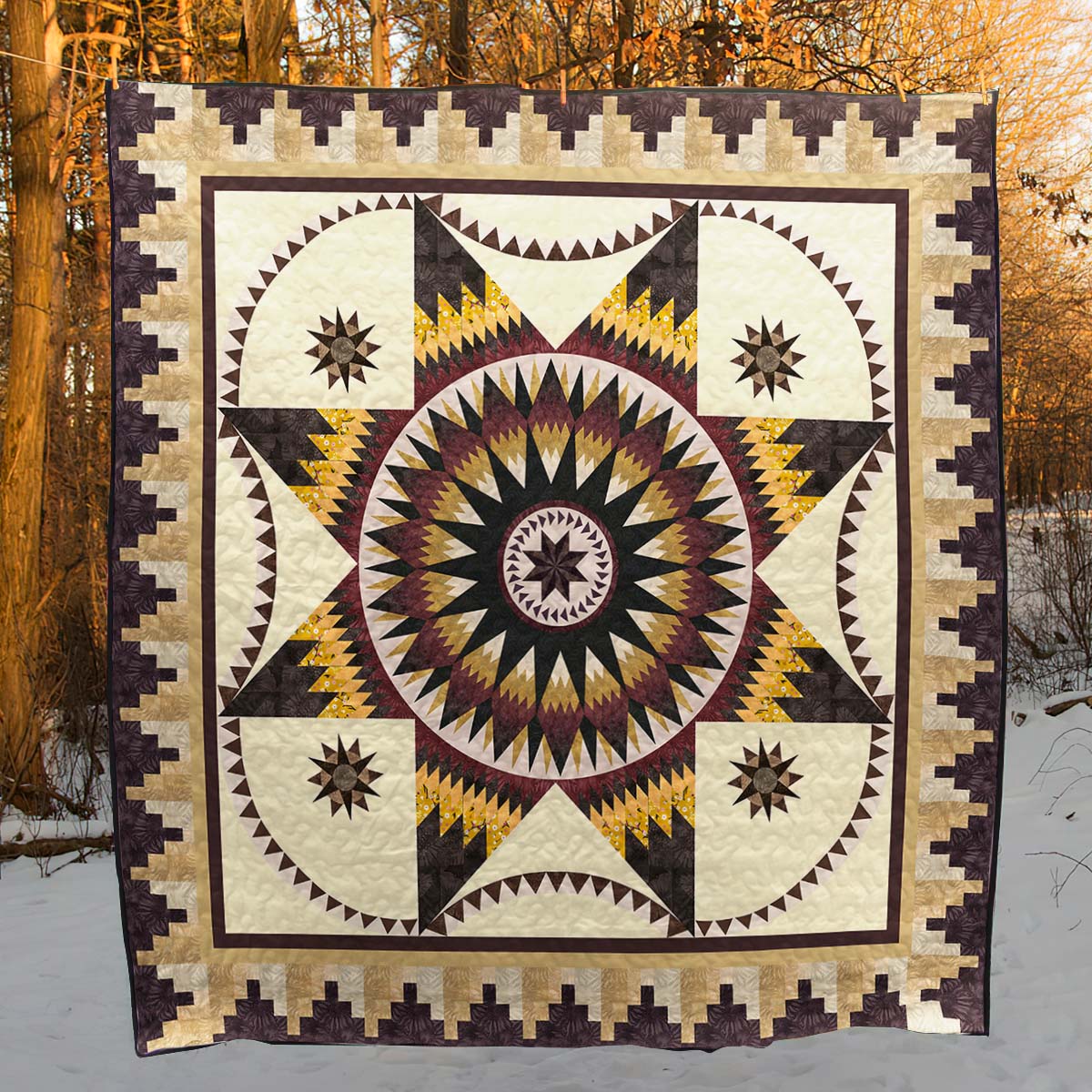 Native American Star Quilt Blanket TN190502D