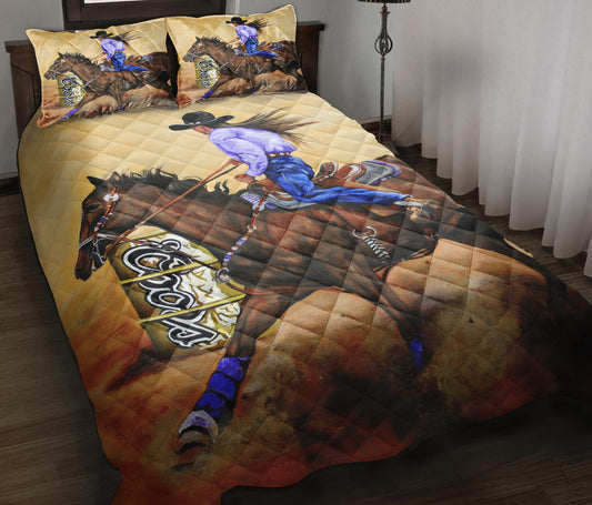 Barrel Racing Quilt Bedding Set ND240902