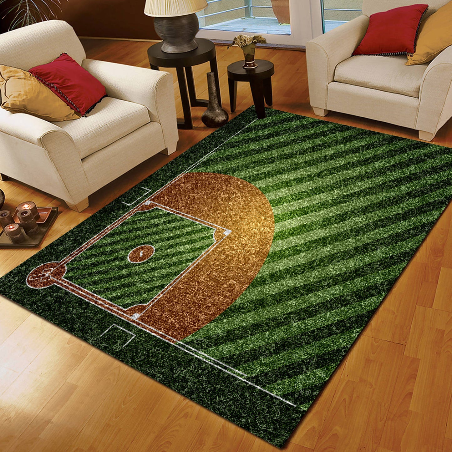 Base ball BT200802R Rug