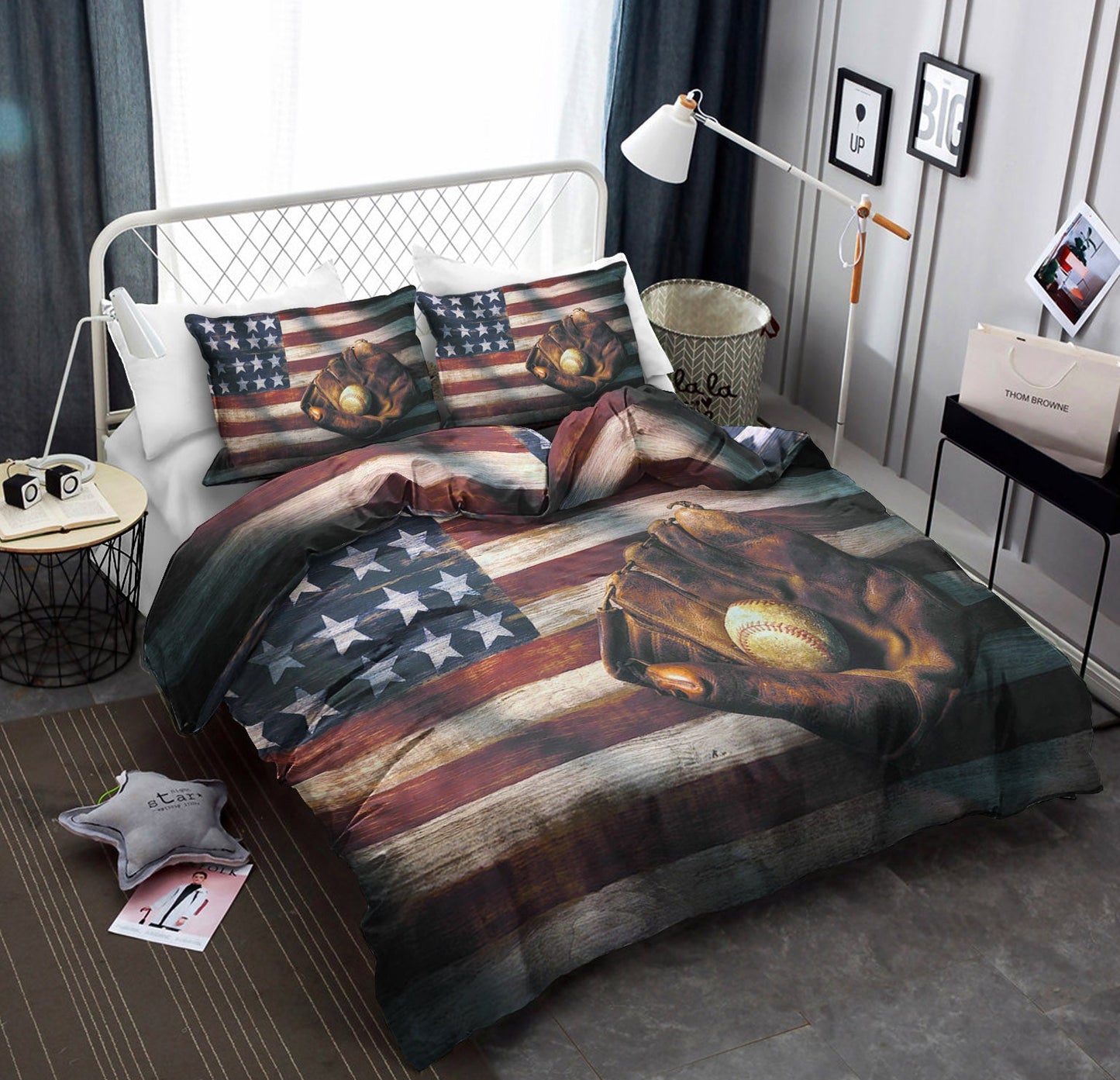 Baseball CL260748MDB Bedding Sets