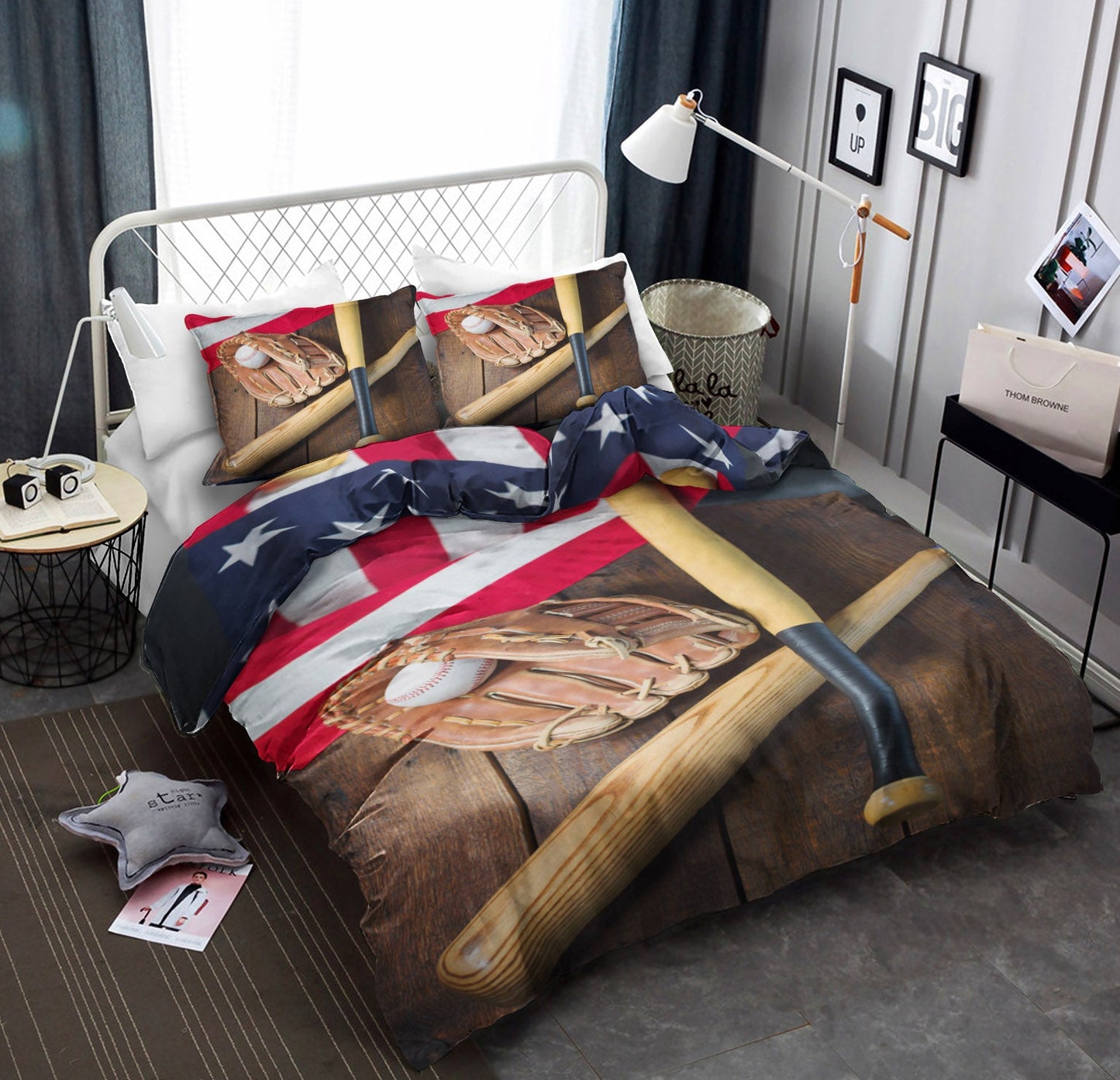 Baseball CL310712MDB Bedding Sets