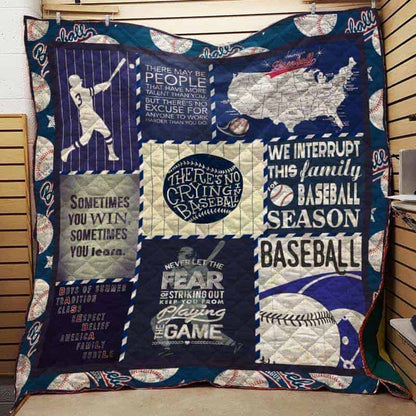 Baseball CLA1610044Q Quilt Blanket