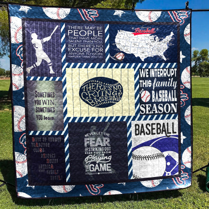 Baseball CLA1610044Q Quilt Blanket