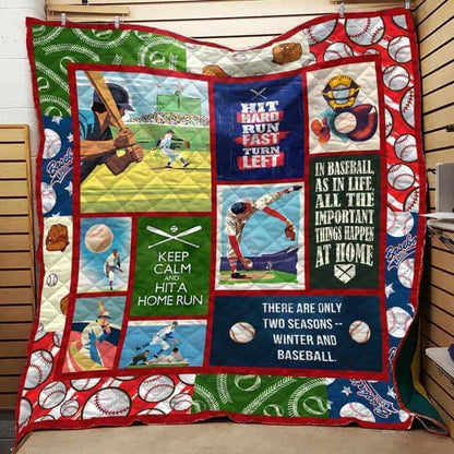 Baseball CLA1610047Q Quilt Blanket