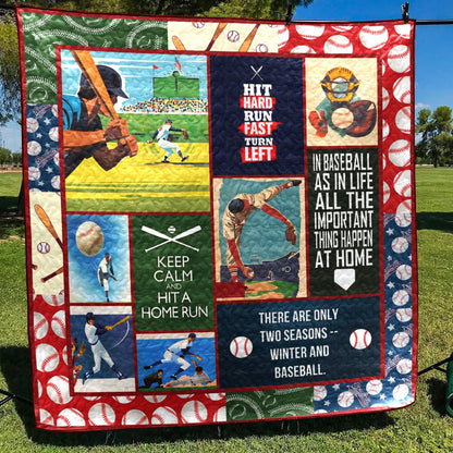 Baseball CLA1610047Q Quilt Blanket