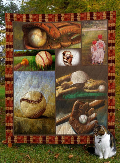 Baseball D8038 Quilt Blanket