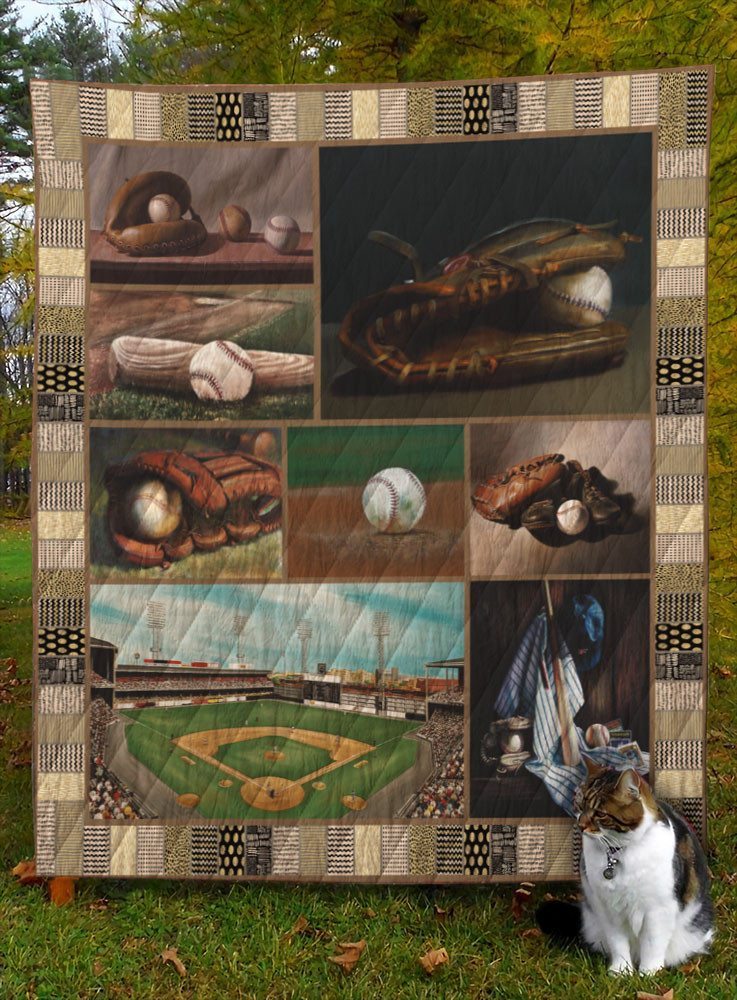 Baseball D8043 Quilt Blanket