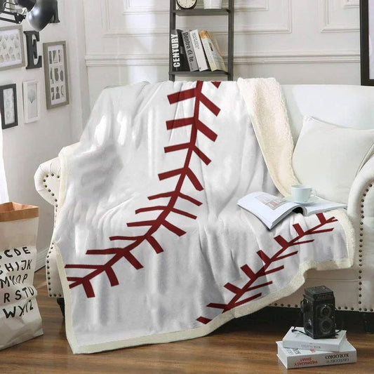 Baseball HM140801TT Sherpa Fleece Blanket