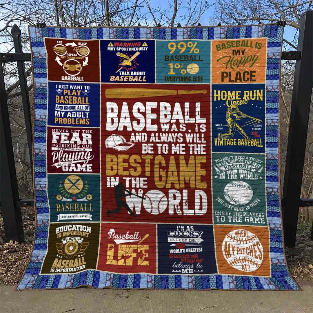 Baseball NX210505 Quilt Blanket