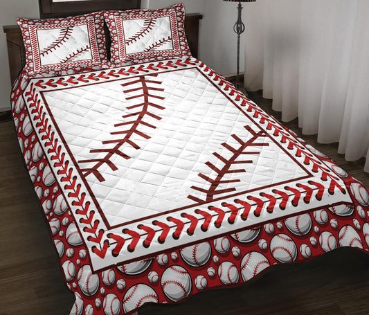 Baseball Quilt Bedding Set TL070904