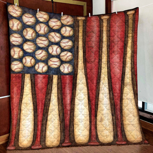 Baseball Quilt Blanket MN081102