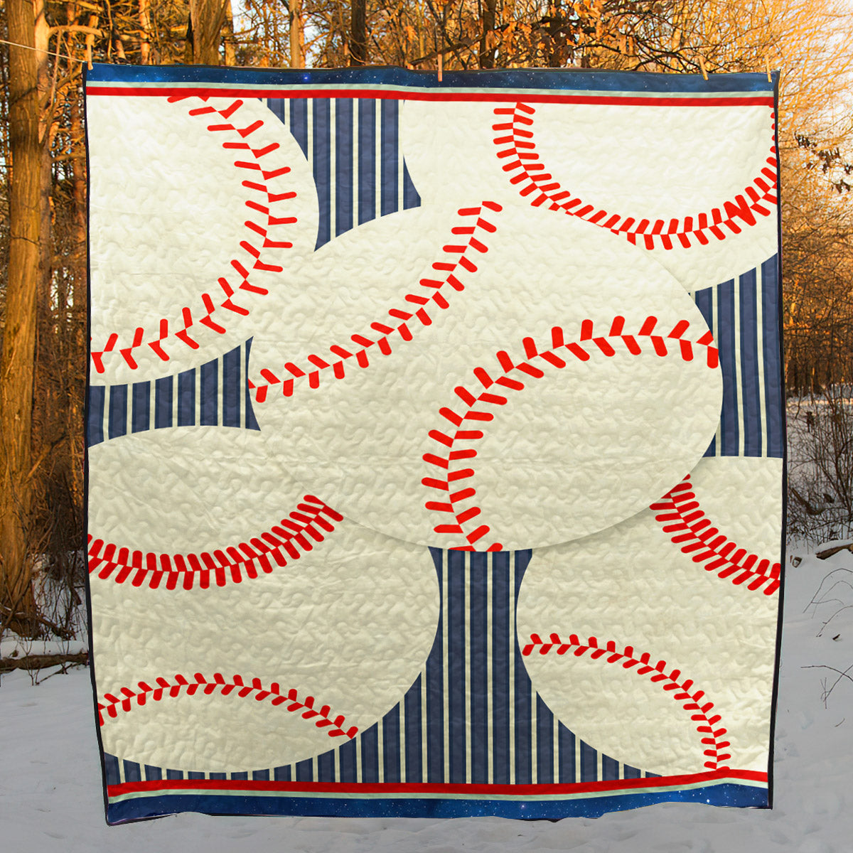 Baseball Quilt CLM260604 Quilt Blanket