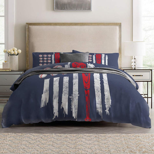 Baseball American Flag CLM0910009B Bedding Sets