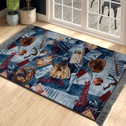 Baseball CL260806MDO Decorative Floor-cloth