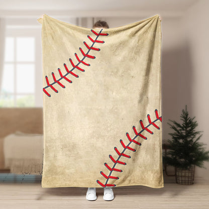 Baseball DD200805F Sherpa Fleece Blanket