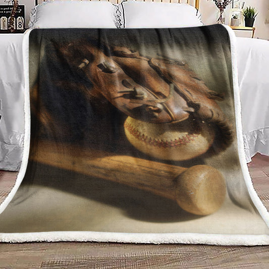 Baseball Glove HN051020F Sherpa Fleece Blanket