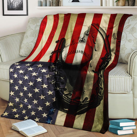 Baseball HM0809011TT Sherpa Fleece Blanket