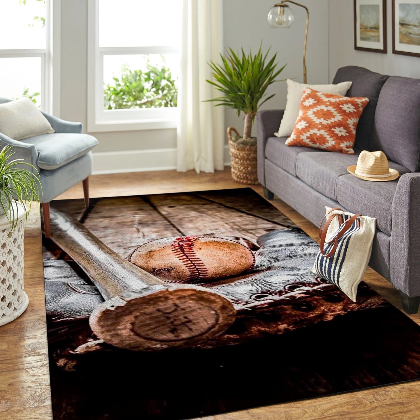 Baseball Lover CLM0612026M Rug