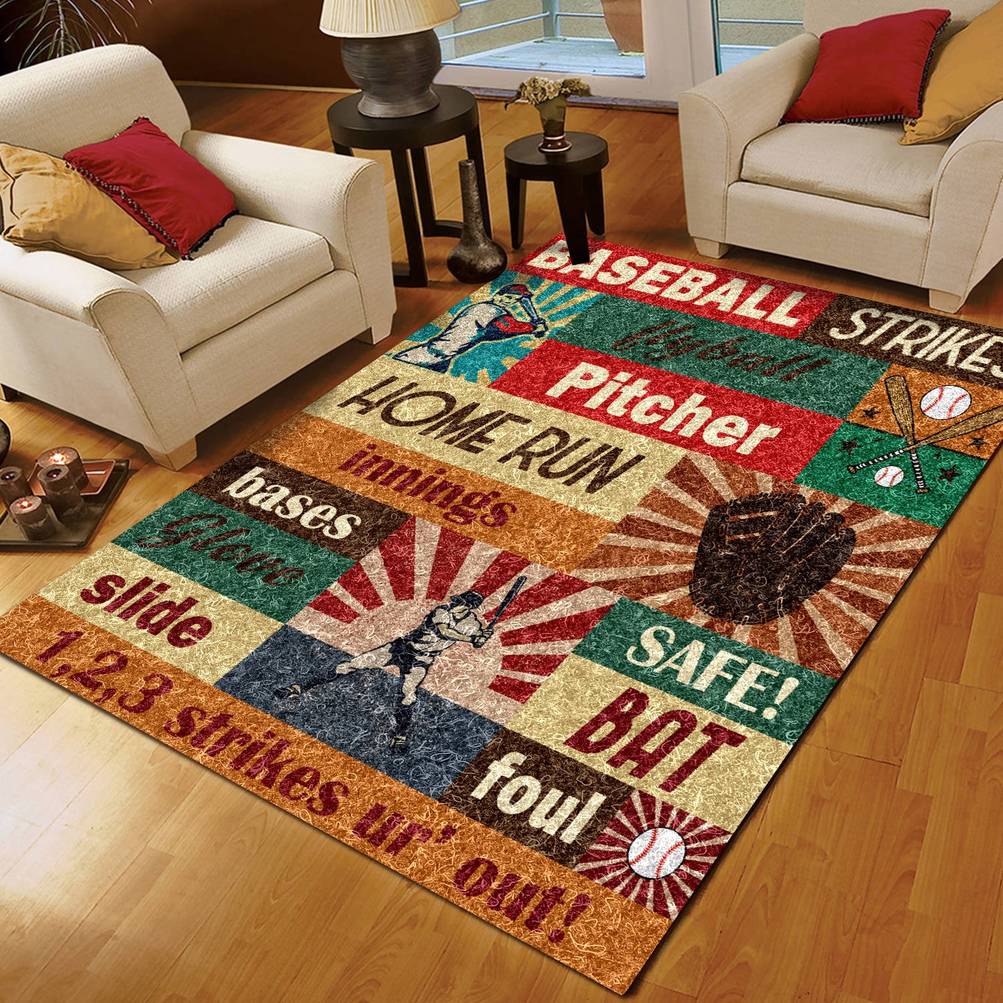 Baseball ML0110007R Rug