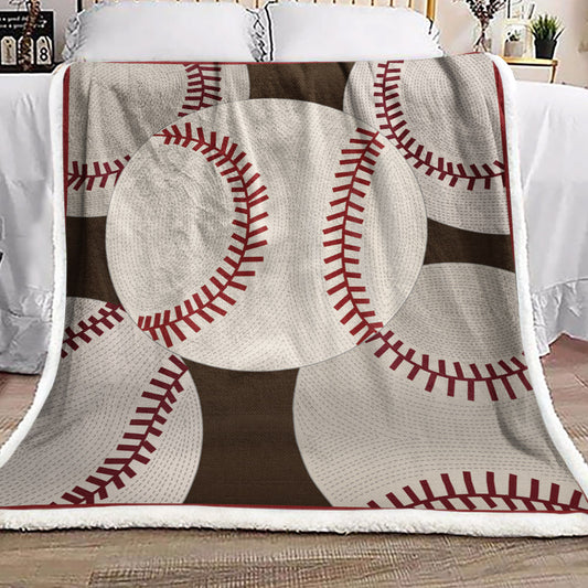 Baseball ML011011F Sherpa Fleece Blanket