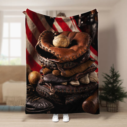 Baseball NT220801F Sherpa Fleece Blanket