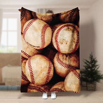 Baseball NT260809F Sherpa Fleece Blanket