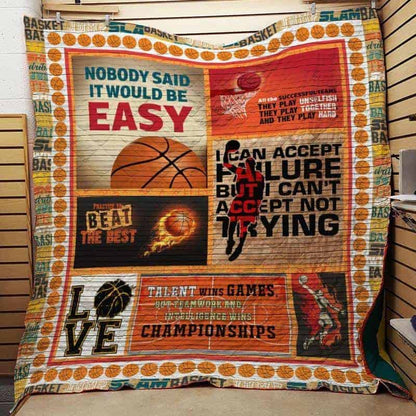 Basketball CLA1610110Q Quilt Blanket