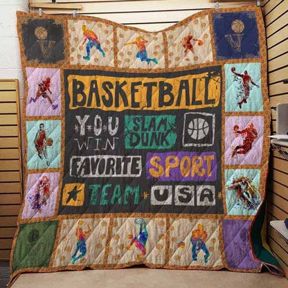 Basketball CLA1610146Q Quilt Blanket