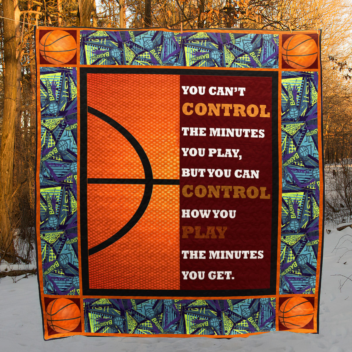 Basketball CLA1610778Q Quilt Blanket