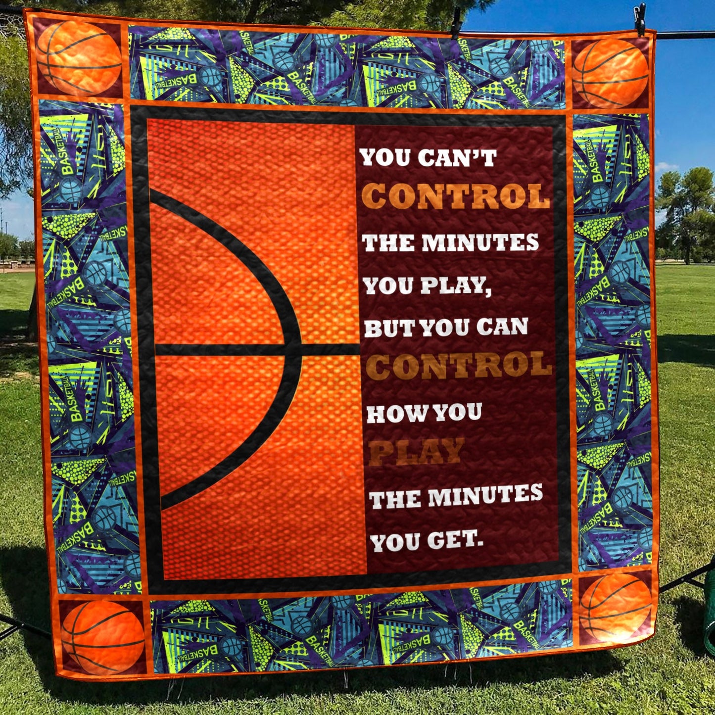 Basketball CLA1610778Q Quilt Blanket