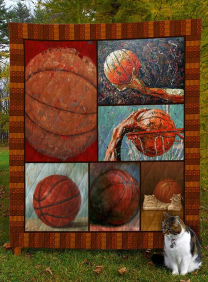 Basketball D8048 Quilt Blanket