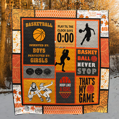 Basketball Girl CLH0511088Q Quilt Blanket