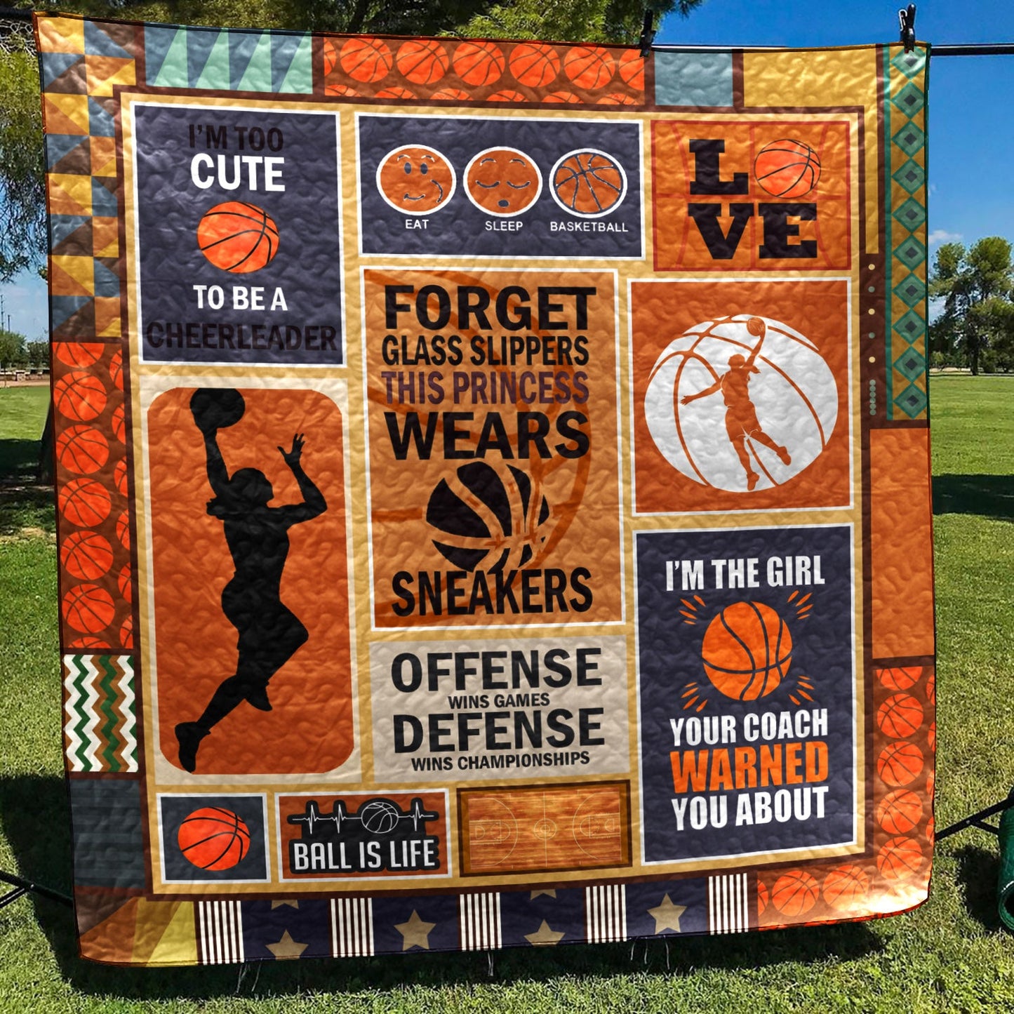 Basketball Girls CLD280642 Quilt Blanket