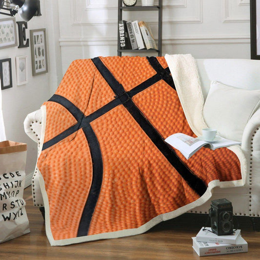 Basketball NT150804F Sherpa Fleece Blanket