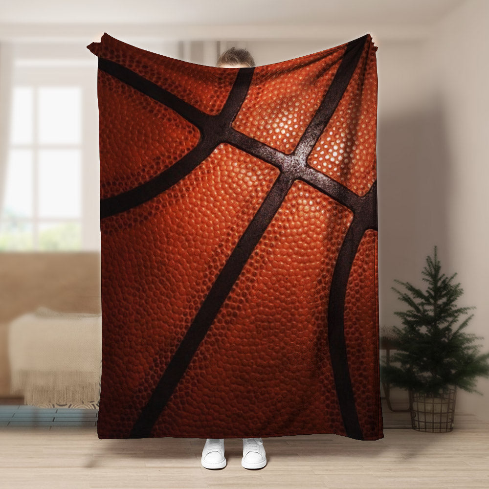 Basketball BL300807F Sherpa Fleece Blanket