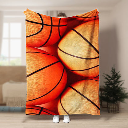 Basketball DP050902F Sherpa Fleece Blanket