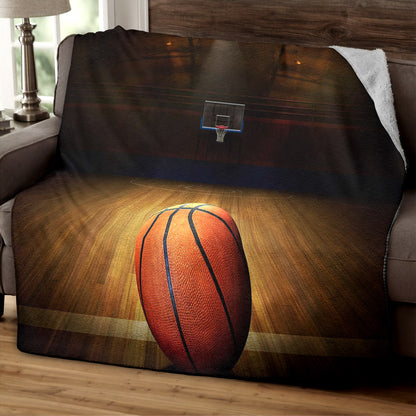 Basketball NN0709006TM Sherpa Fleece Blanket