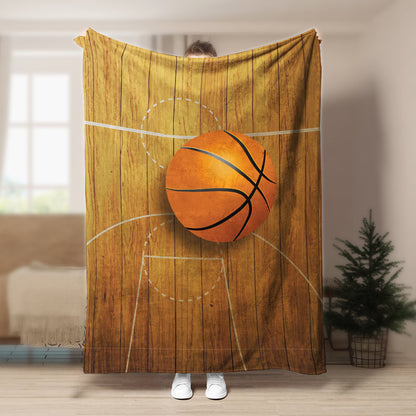 Basketball NT150806F Sherpa Fleece Blanket