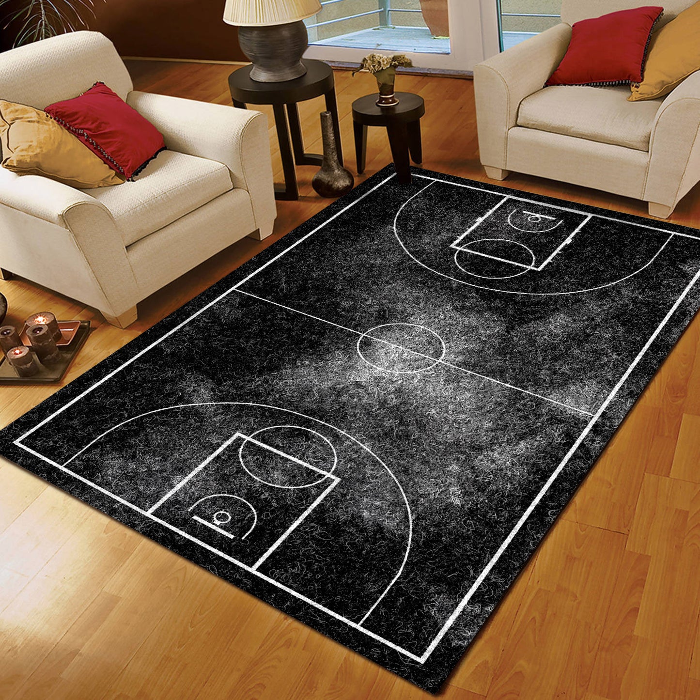 Basketball Yard CLP280806 Rug
