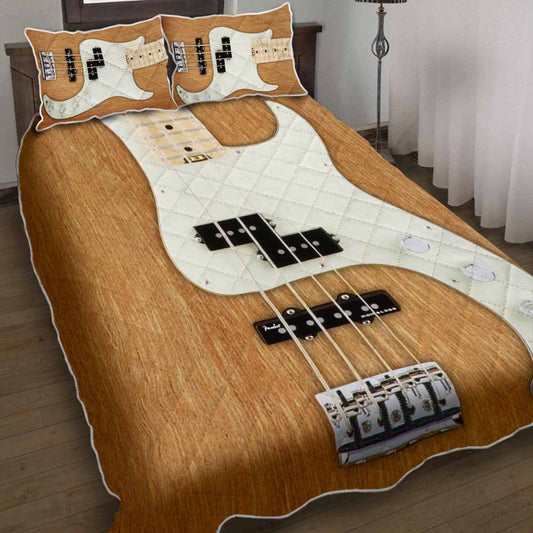 Bass Guitar Quilt Bedding Set HT100910