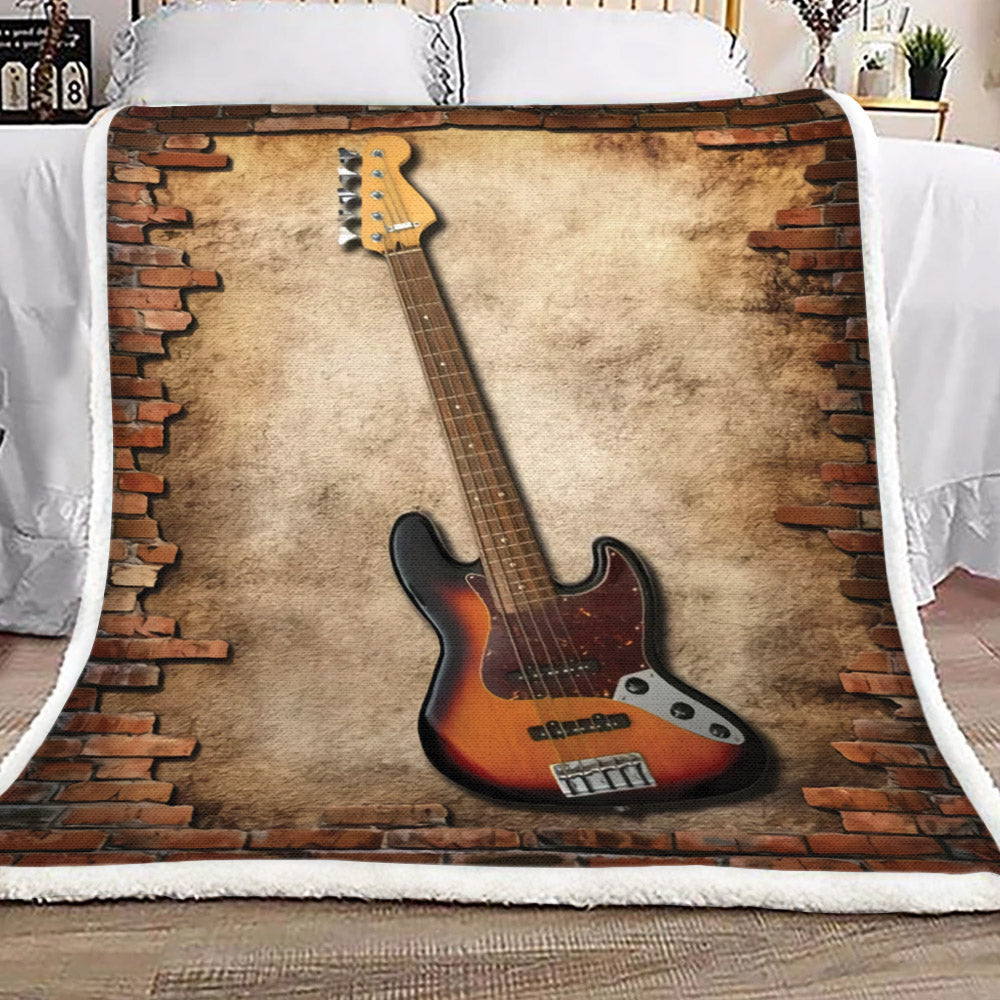 Bass Guitar TN1909021TT Sherpa Fleece Blanket