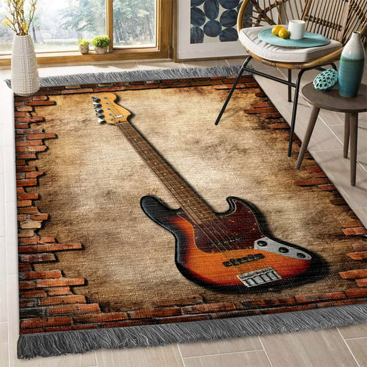 Bass Guitar TN2009010F Decorative Floor-cloth