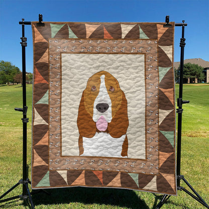 Basset Hound YH2910072 Quilt Blanket