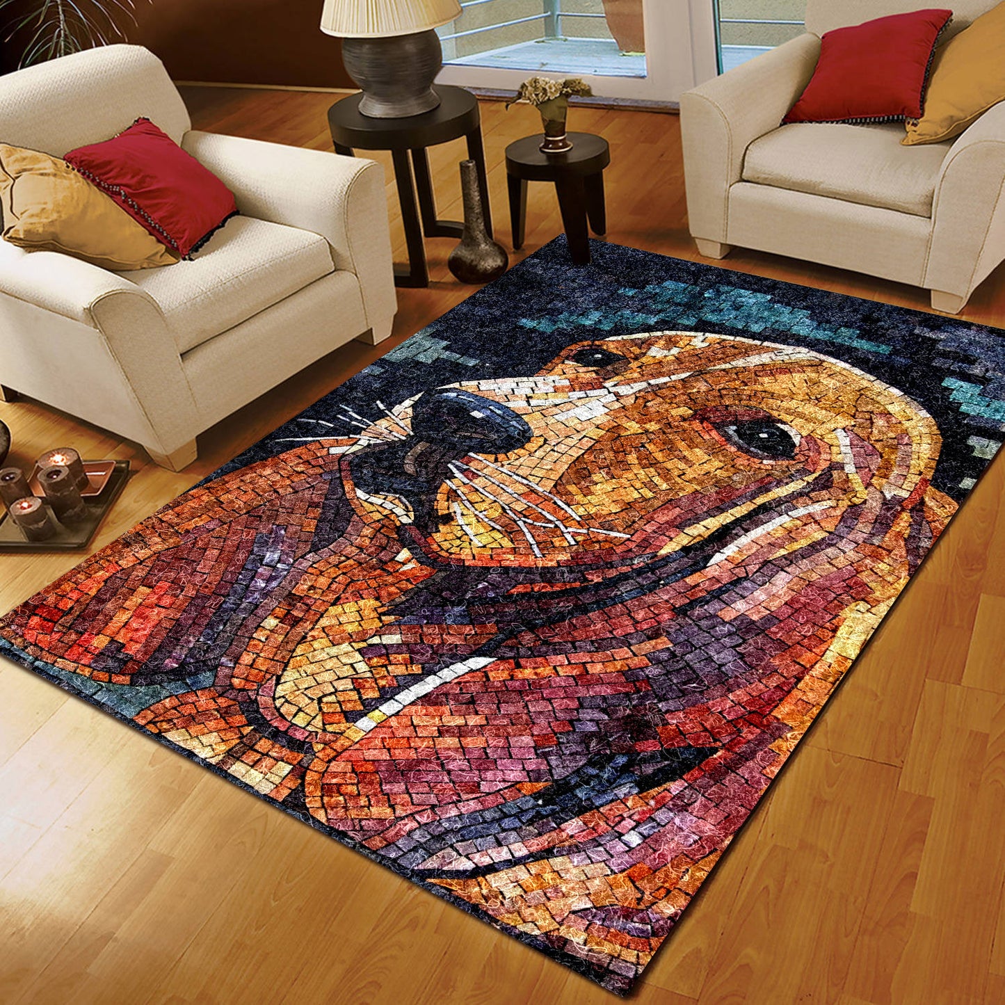 Basset Hound DD120801A Rug