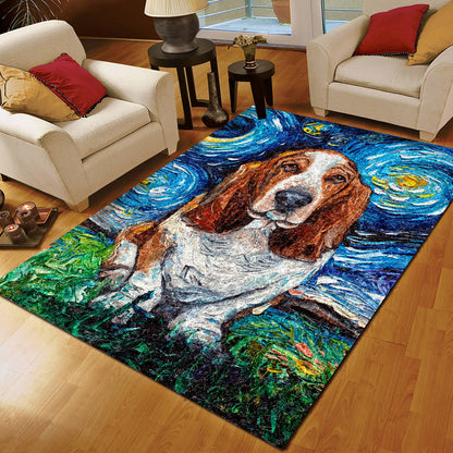 Basset Hound DD160801R Rug