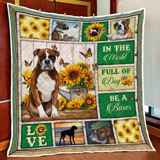 Be A Boxer ND221002 Quilt Blanket