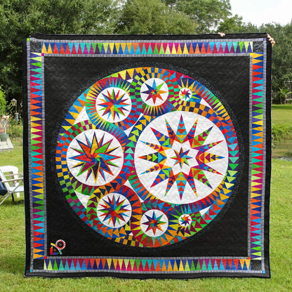 Be Colorful Infinity Quilt Blanket HM060701M