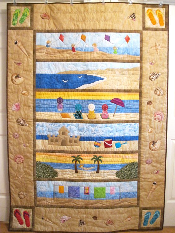 Beach CLM2011044 Quilt Blanket