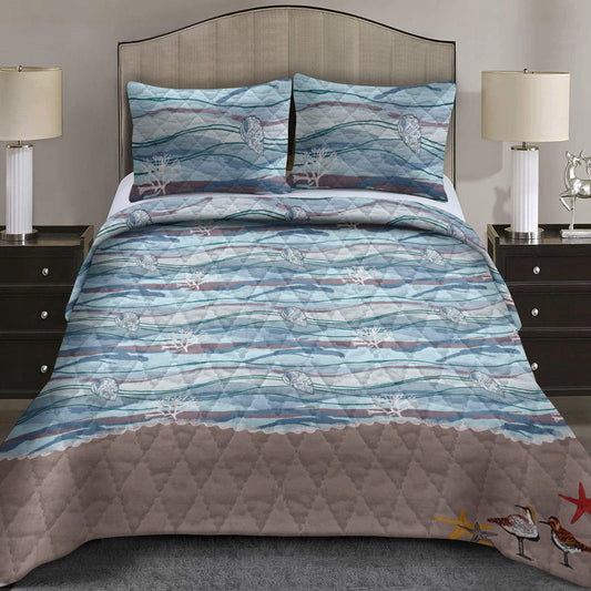 Beach Quilt Bedding Set CLM010903